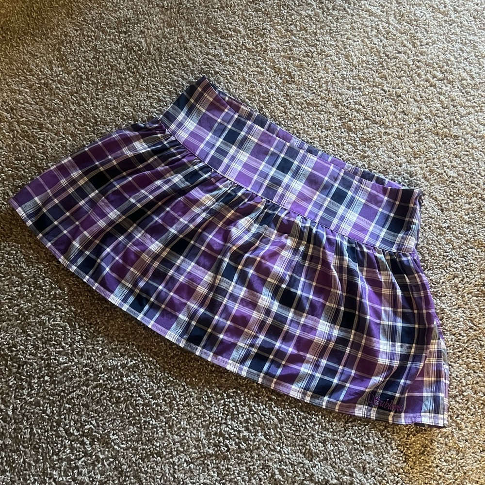 Plaid Purple Skirt